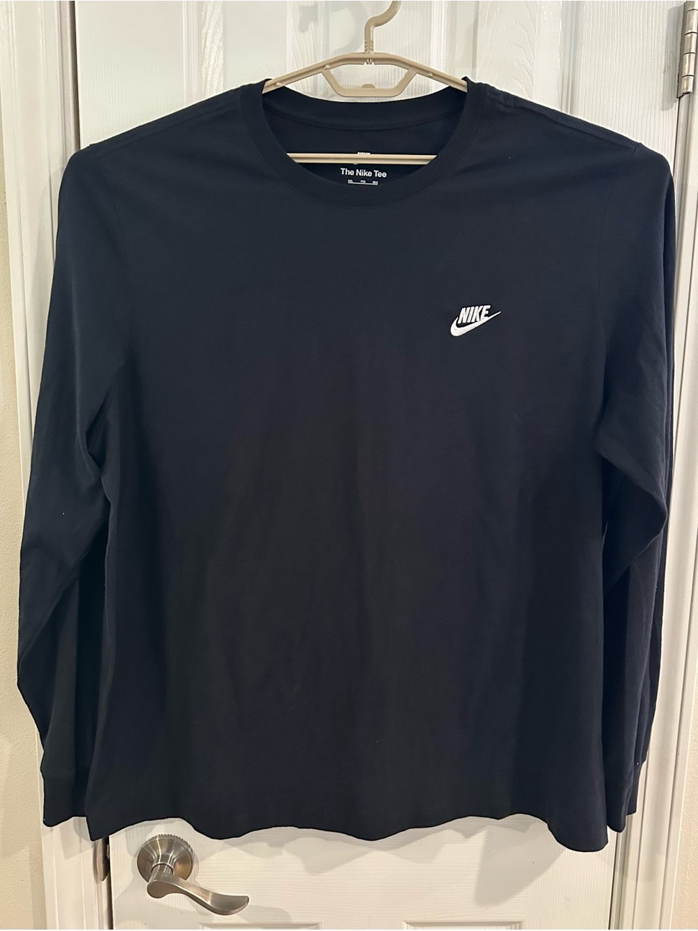 Nike Sportswear Club Long Sleeve Tee Black XXL